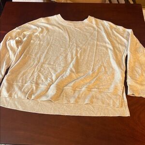 Time and Tru Beige Sweatshirt